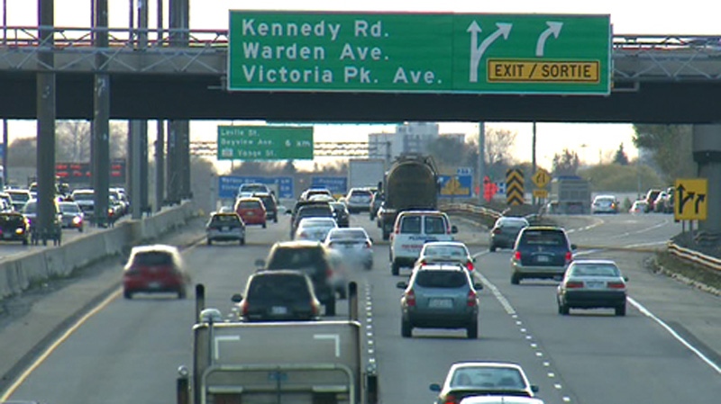 Highway 401 is shown in this file photo.