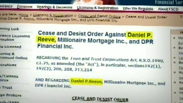Daniel P. Reeve Cease and Desist Order