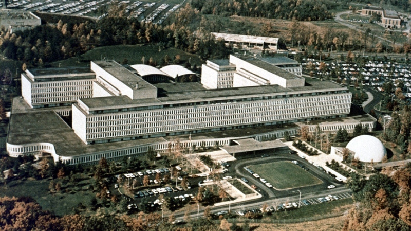 CIA headquarters in Langley, Va. seen from an aerial view in this 1979 file photo. (AP Photo)