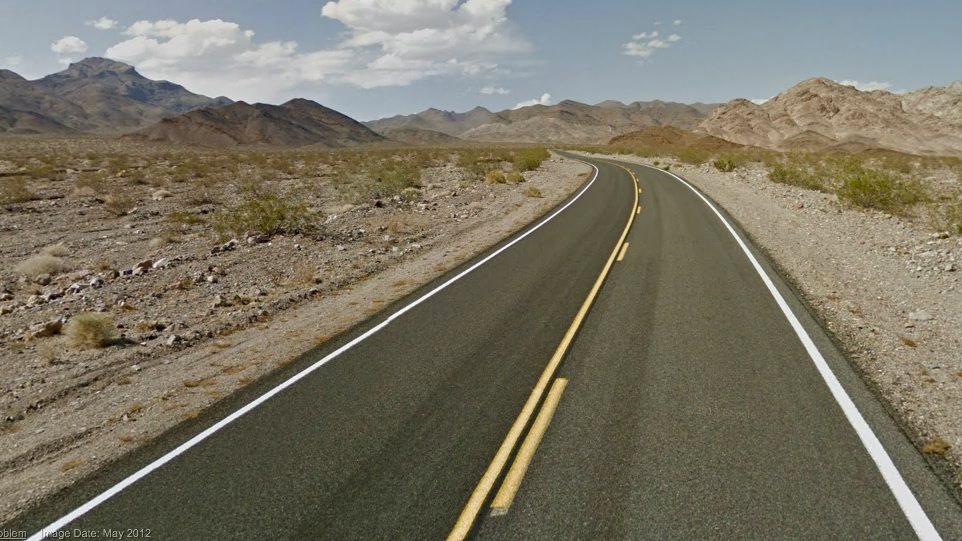 Google Street View national parks road trip