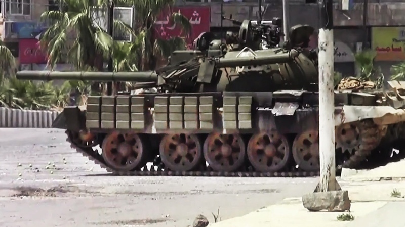 Syria military tank
