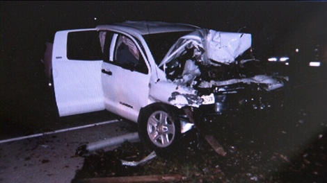 Chris Eves died on Oct. 17, 2007, after his Toyota Tundra crashed head-on into a tree in Washington State. (CTV)