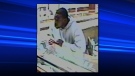 Ottawa police released this photograph of a person suspected of robbing a jewelry store on St. Laurent Boulevard Thursday, July 26, 2012.