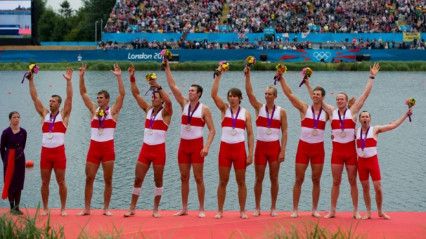 London 2012 Olympic Games Canadian Men's Eight rowing silver medal