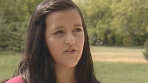 Sherisse Thorsteinson, 14, saved her siblings from a house fire in Lundar, Man. on July 31, 2012.