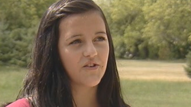 Sherisse Thorsteinson, 14, saved her siblings from a house fire in Lundar, Man. on July 31, 2012.