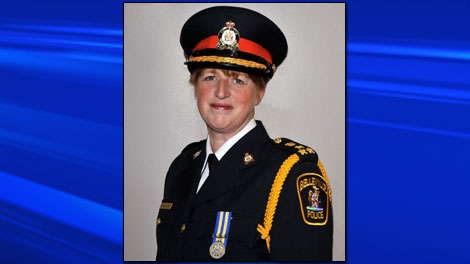 Belleville police chief Cory McMullan has admitted to being the victim of a domestic incident that required her to be treated in hospital.