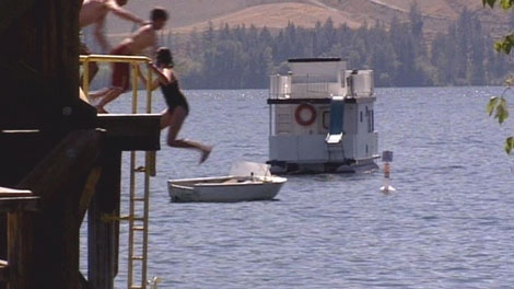 West Kelowna is kicking houseboaters off Okanagan Lake. Aug. 14, 2010. (CTV)