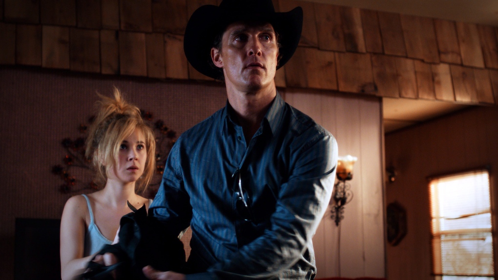 Matthew McConaughey and Juno Templein in VVS Films' 'Killer Joe.'
