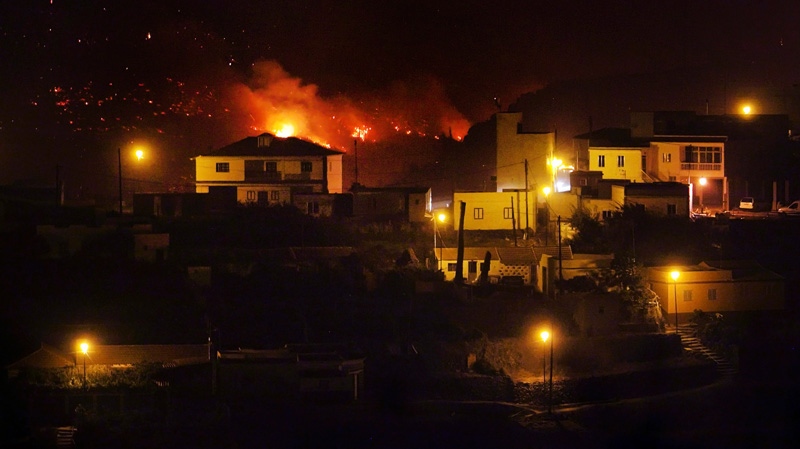 Spain wildfire 