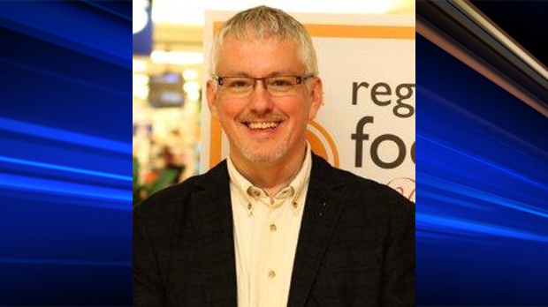Newly appointed Regina Food Bank CEO Steve Compton is seen in this photo provided by the organization.