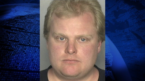 Rob Ford is seen in this mug shot taken following his 1999 arrest by the Miami-Dade Police Department.