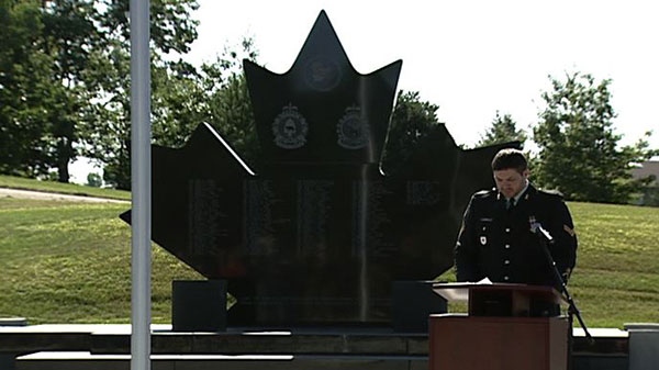 CFB Petawawa unveiled a monument commemorating its soldiers who have died in Afghanistan, August 20, 2010.