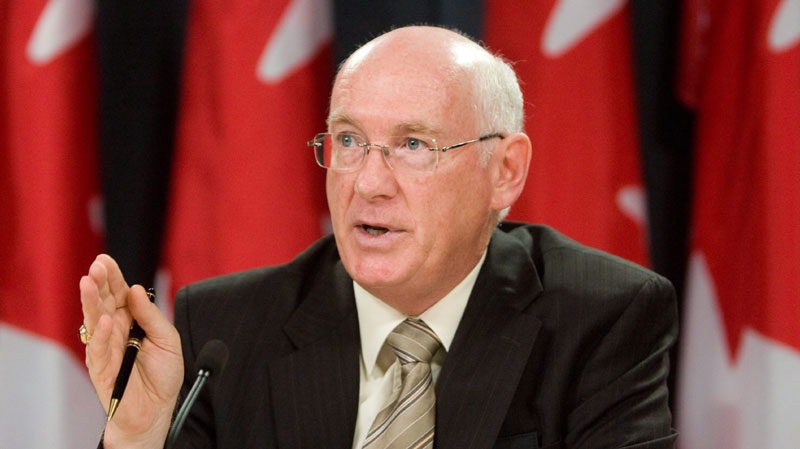 Paul Kennedy is seen speaking during a press conference at the National Press Theatre in Ottawa on Tuesday, Aug. 11, 2009. (THE CANADIAN PRESS/Sean Kilpatrick) 