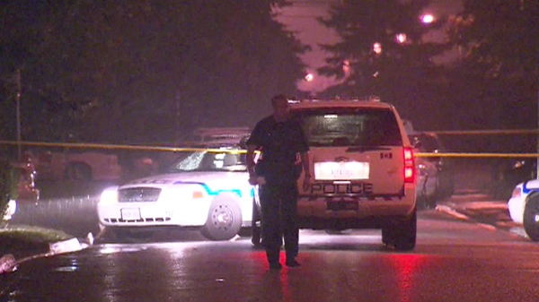 Peel Police investigate the region's fifth homicide of 2010 after a man was found shot dead in his garage.