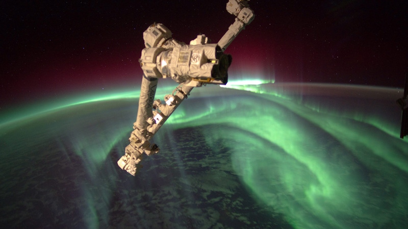 The Aurora Australis seen from the International Space Station on July 15, 2012.