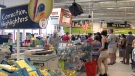 Back-to-school shoppers take advantage of dramatically reduced prices on school supplies at several big-box stores. 