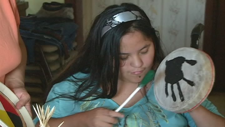 Charmaine Gamble, 14, made the video highlighting her Cree heritage as part of a class project 