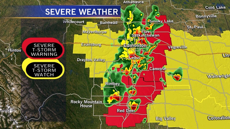 Severe Thunderstorm Watches/Warnings @ 4:50 August 23