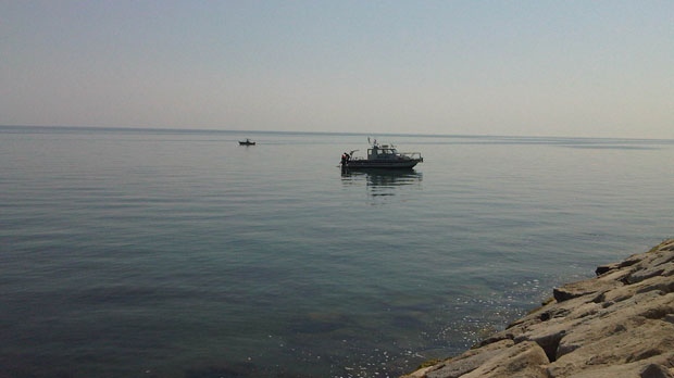 A boat is seen in Lake Ontario in this picture taken on Friday, Aug. 24, 2012. (James Giles)