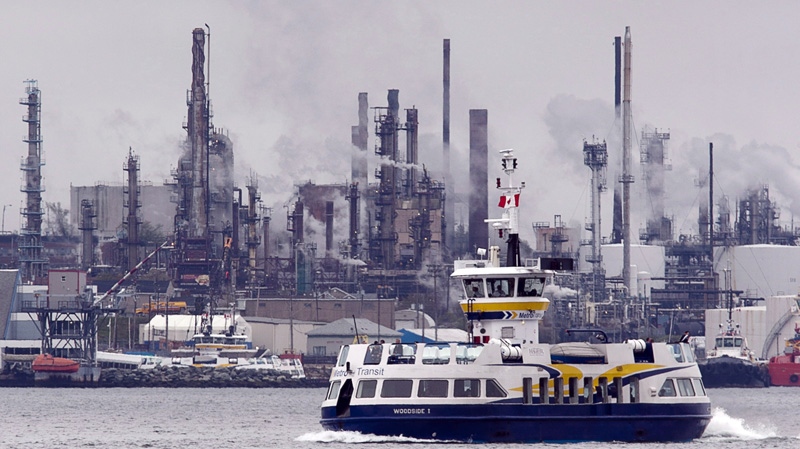 The Imperial Oil refinery is seen in Dartmouth, N.S. on Thursday, May 17, 2012.