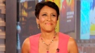 This Aug. 20, 2012 photo released by ABC shows co-host Robin Roberts during a broadcast of "Good Morning America," in New York. (AP Photo/ABC, Donna Svennevik) 