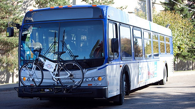 An Edmonton Transit bus is pictured in a supplied photo from the City of Edmonton website.