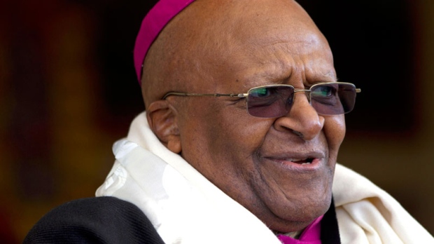 Young South Africans learn of Archbishop Desmond Tutu's activism for equality