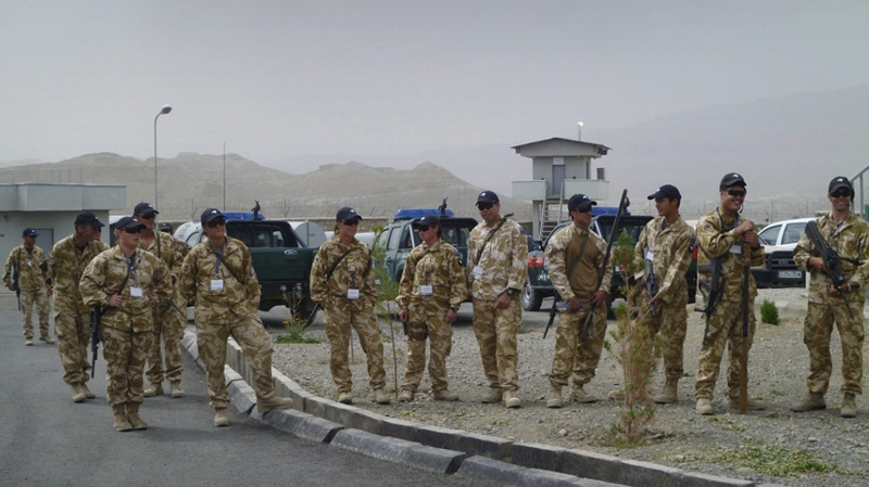 New Zealand soldiers of the NATO-led ISAF in Bamiyan, Afghanistan on July 17, 2011.