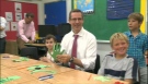 Ontario Premier Dalton McGuinty speaks at a school in Toronto on Tuesday, Sept. 4, 2012.