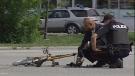 A 59-year-old Ottawa cyclist is dead after he collided with a vehicle on Innes Rd. Sept. 5, 2012. 