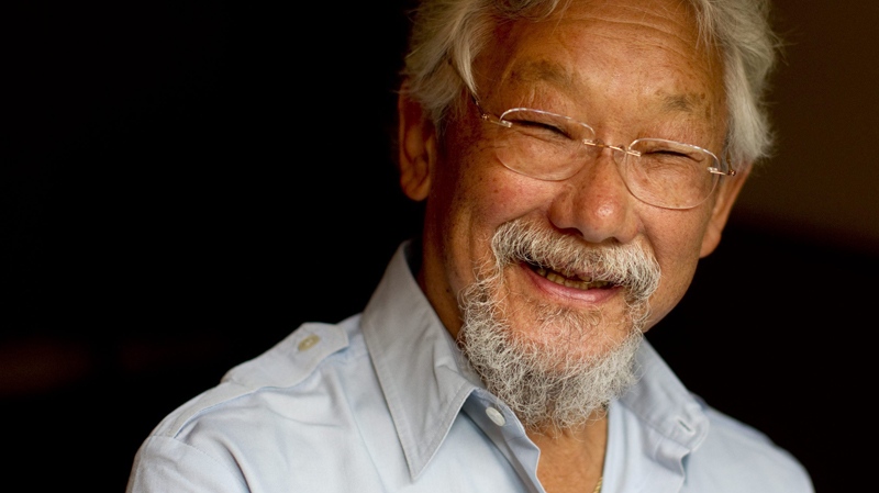David Suzuki poses for a photo as he promotes his film 'Force of Nature' at the Toronto International Film Festival, in Toronto on Thursday, Sept. 9, 2010. (Chris Young / THE CANADIAN PRESS)  