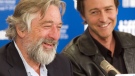 Robert De Niro and Edward Norton share a laugh during the press conference for the film Stone at the 2010 Toronto International Film Festival in Toronto on Friday, Sept. 10, 2010. (Frank Gunn / THE CANADIAN PRESS)    