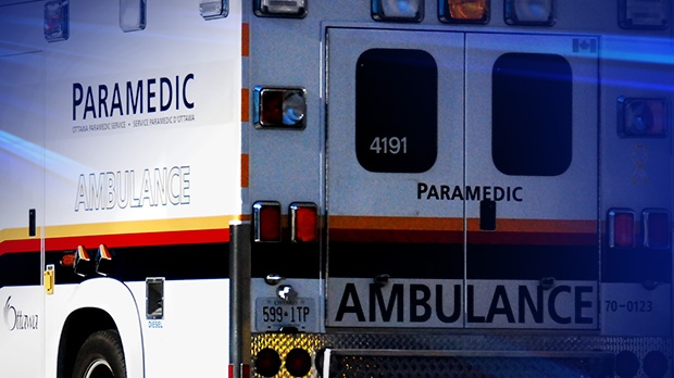 Ottawa paramedics say a 26-year-man suffered head injuries consistent with a concussion after he crashed his watercraft into a parked boat in Constance Bay late June 28, 2014.