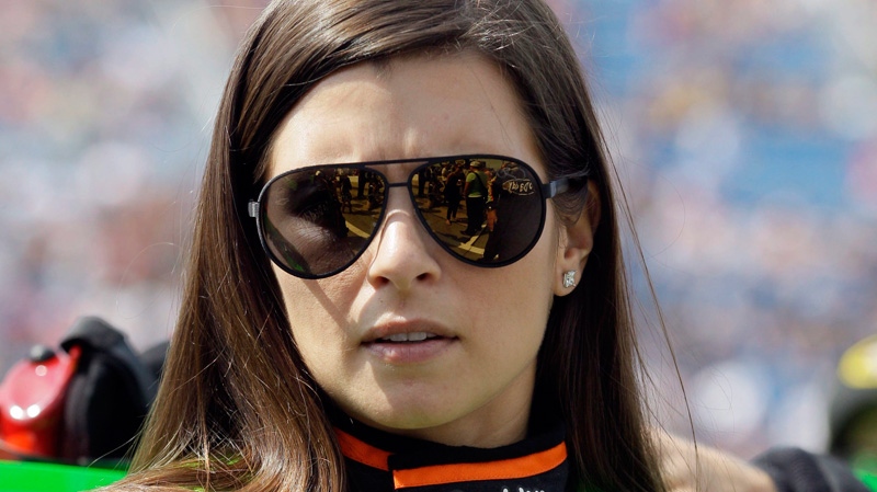 Danica Patrick at Chicagoland Speedway in Joliet, Ill. on Sept. 16, 2012.