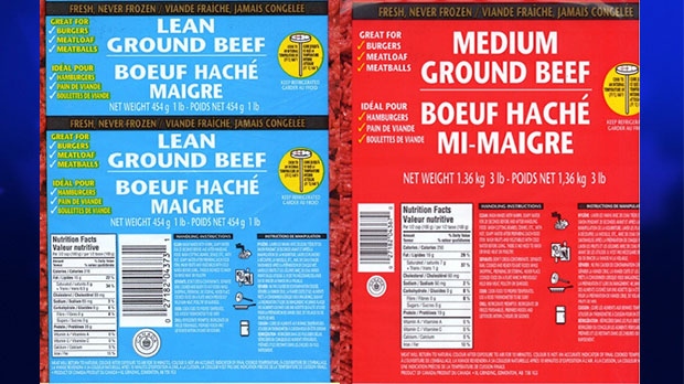 Canadian Food Inspection Agency recalls Edmonton-based XL Foods ground beef