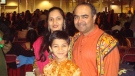In this undated photo Jayesh Prajapati is seen with his wife and son. Prajapati died in Toronto after trying to stop a driver from fleeing from a gas station with stolen gas on Sept. 15, 2012. (Photo courtesy: Prajapati family friend)