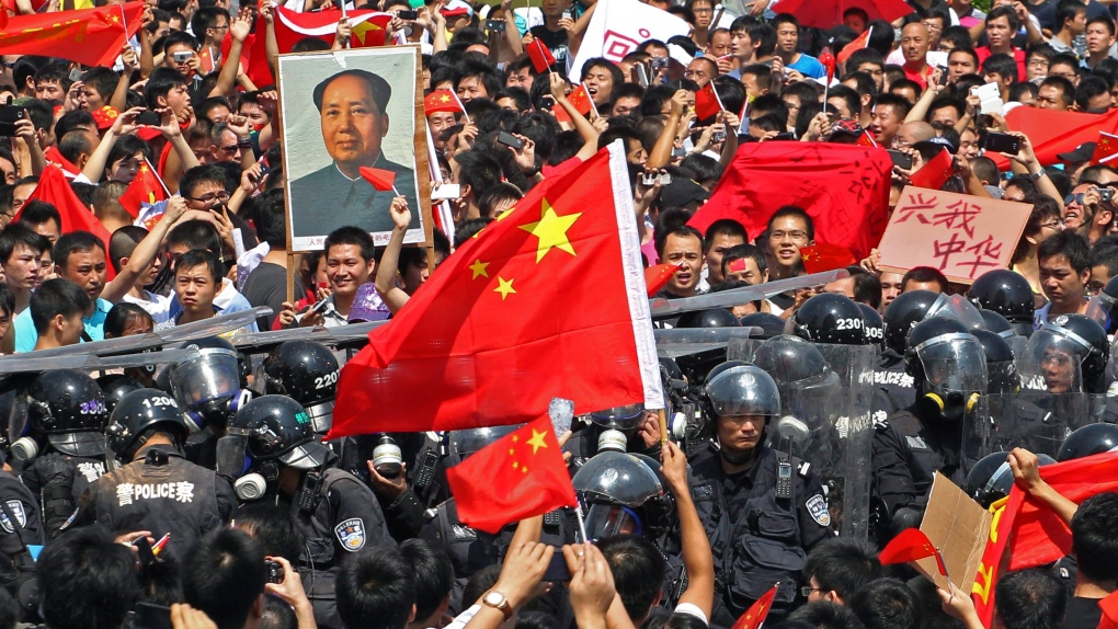 Chinese demonstrators