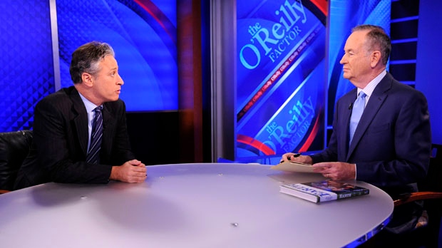 Jon Stewart and Bill O'Reilly