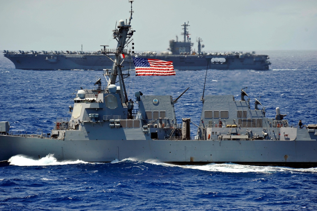 In a July 18, 2012 file photo provided by the U.S. Navy, the guided-missile destroyer USS Chung-Hoon