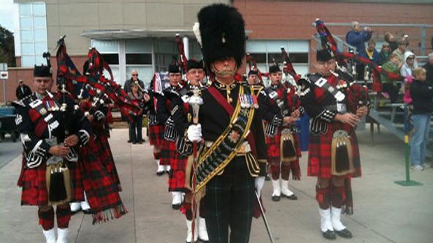 Royal Highland Fusiliers, Queen’s Diamond Jubilee medal ceremony in Waterloo -- Sept. 23, 2012