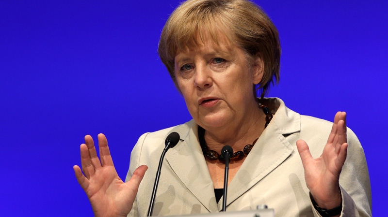 German Chancellor Angela Merkel in Berlin on Sept. 25, 2012.