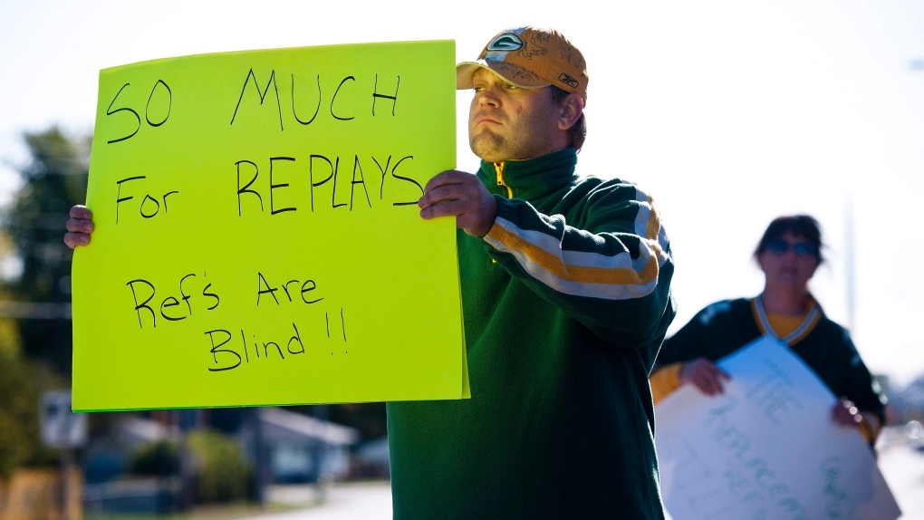 Green Bay Packers fan protest