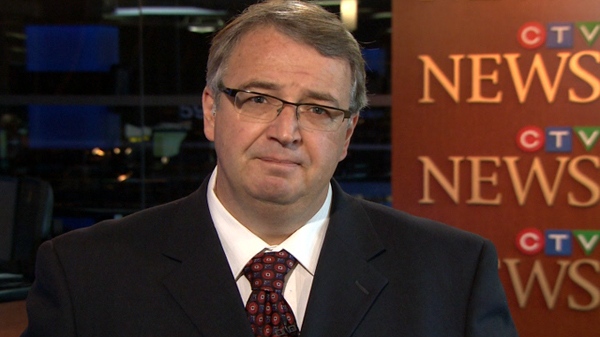 Dan McTeague, Liberal MP for Pickering-Scarborough East, speaks with CTV News from studios in Toronto, Friday, Sept. 24, 2010.