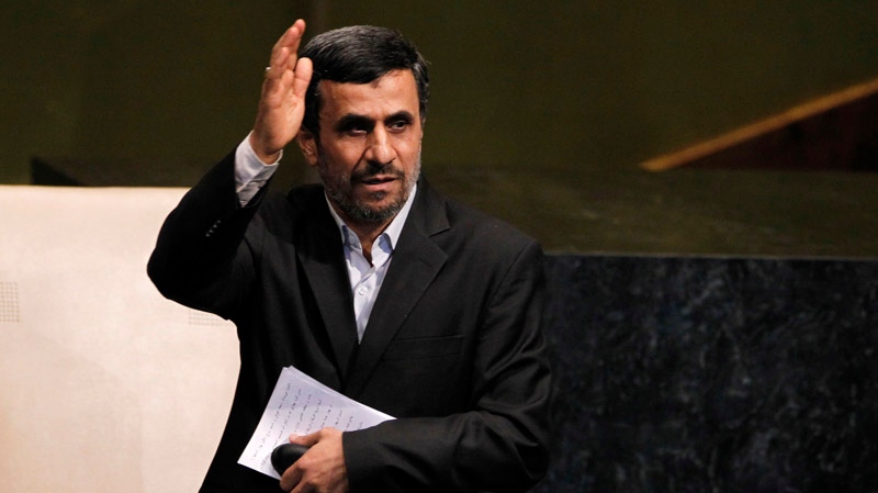 Iran space astronaut Ahmadinejad