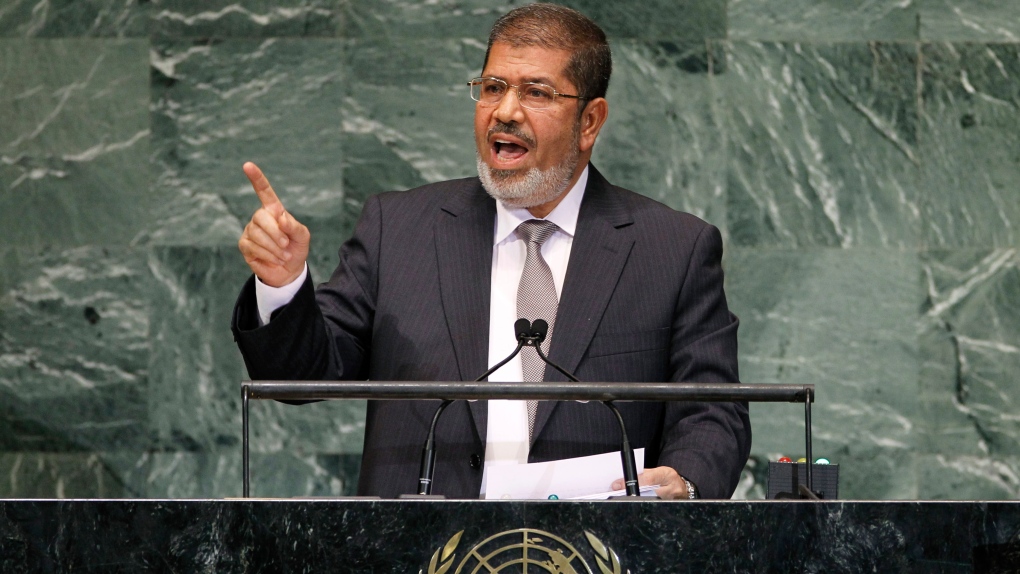 Mohammed Morsi, President of Egypt, addresses the 67th session of the United Nations