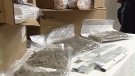 Illegal cigarettes and drugs seized by Cornwall Police (Thursday, Sept. 27, 2012).
