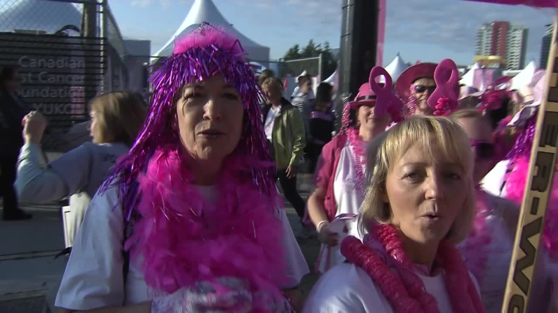 Participants get dressed up for the CIBC Run for the Cure in this file photo.