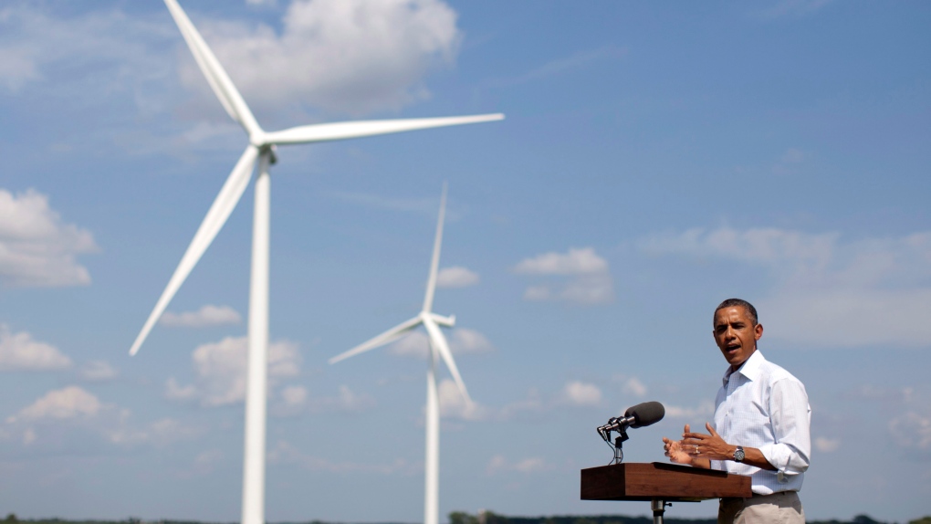 Wind farm, Barack Obama