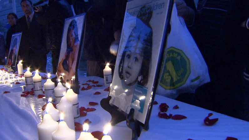 A vigil was held to commemorate the one-year anniversary of Maple Batalia's death